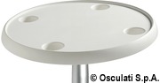 White oval table 762 x 457 mm - Artnr: 48.417.51 7