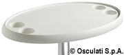 White oval table 762 x 457 mm - Artnr: 48.417.51 8