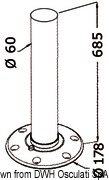 Trad Lock pedestal for any table 685 mm 4841760+4841764-C01 - Artnr: 48.417.64 17