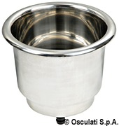 Delux SS standard glass holder w/drain hole - Artnr: 48.430.01 4