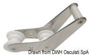 Universal seesaw roller for 11/20 kg anchors - Kod. 48.472.10 14