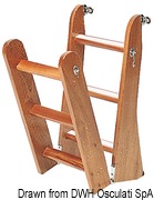 Wooden ladder 6 steps - Artnr: 49.531.06 28