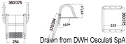 4-step (white) telescopic ladder w/handles - Artnr: 49.546.04 6