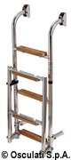 S.S/wood ladder 4 steps - Artnr: 49.566.04 13