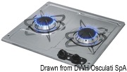 Two-burner cooktop recess m. - Artnr: 50.101.42 22