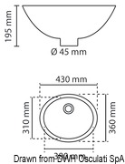 Lavello ovale sottopiano - Artnr: 50.188.97 9