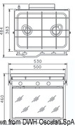 Classic cooker 3 burners+oven - Artnr: 50.385.00 8