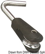 Bloczki micro VIADANA dla lin do 5 mm - Bloczek podwójny wbudowany - Kod. 55.090.31 56