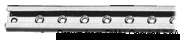 Rail 25mm nylon terminal - Artnr: 61.116.40 10