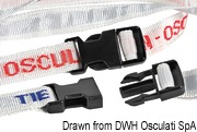 Taśmy do mocowania żagla Tie Down - Four mainsail straps kit - Kod. 63.568.01 19