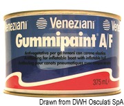 Elastyczna farba przeciwporostowa VENEZIANI Gummipaint Antifouling - 0,375 l czarny - Kod. 65.009.11NE 7