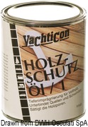 Środek do drewna teakowego/drewna YACHTICON o małej lepkości - Low-viscosity teak protective sealant - Kod. 65.800.09 3
