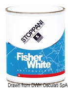 Farba przeciwporostowa STOPPANI LECHLER Fisher White - 0,75 l Biały - Kod. 65.877.12 6