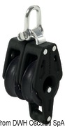 Control Blocks with stainless ball bearings - For ropes mm. 5/10 - Single with becket and cam cleat - Kod. 68.409.41 49