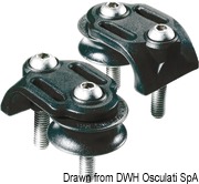 Accessories for NTR Travellers - Cam cleat with fixing plate (pair) - Size 2 - Kod. 68.784.02 23