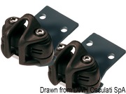 Accessories for NTR Travellers - Cam cleat with fixing plate (pair) - Size 1 - Kod. 68.784.01 25