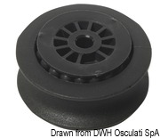 Spare Sheave for Deck Organiser - nylon - on sphere - Kod. 68.991.01 16