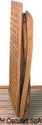 Stolik ARC z prawdziwego drewna tekowego - Teak table 118x70 cm - Kod. 71.305.80 12