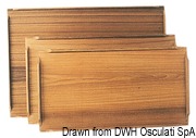 Blat stołu ARC z prawdziwego drewna tekowego - Tavolo rotondo ARC in teak Ø80 cm - Kod. 71.307.11 103