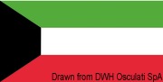 Flag Kuwait 40X60 - Artnr: 35.435.03 4