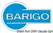 Przyrząd BARIGO Regatta - Polerowany mosiądz - niebieska tarcza - Higro/termometr - Kod. 28.365.23 26