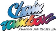 Znacznik do łańcucha Chain Rainbow, blue 8 mm - Kod. 01.500.08BL 49