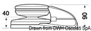 LEWMAR V1 windlass, 700 W. 6 mm. Line 12-14 mm - Kod. 02.535.06 10
