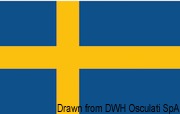 Flaga - Szwecja . 20x30 cm - Kod. 35.429.01 4