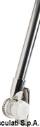 Foldable led light pole 360° white plastic 60 cm - Artnr: 11.130.11 16