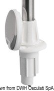 Pull-out white lightpole 60 cm - Artnr: 11.164.02 27