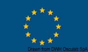Flaga międzynarodowa. UE + Włochy (w rogu). 20x30 cm - Kod. 35.440.01 4